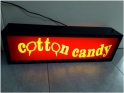 SVJETLEĆA REKLAMA POPCORN/COTTON CANDY